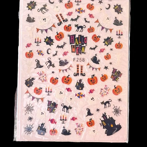HALLOWEEN THEMED NAIL STICKERS - Picture 2 of 8